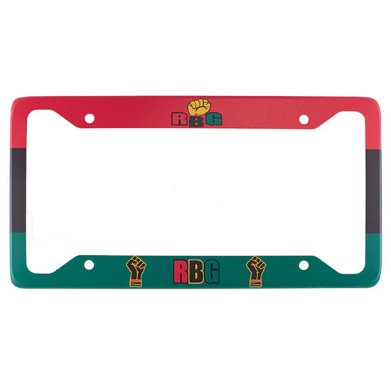License  Plate Cover - Pan African