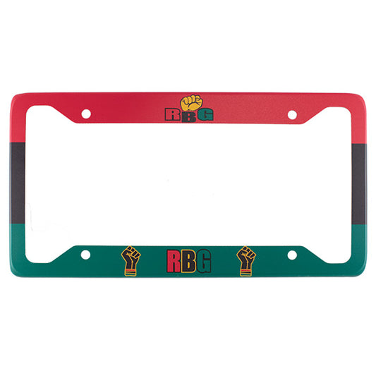 License  Plate Cover - Pan African
