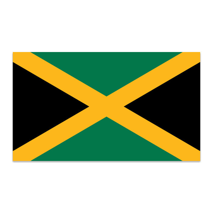 Vinyl  Decal - Jamaican Flag